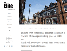 Tablet Screenshot of elitedressagency.com